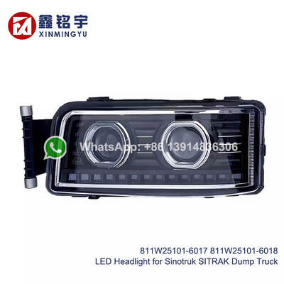 Un buen precio. Faro LED para volquete Sinotruk SITRAK C7H G7H G5 Howo TX Modificado Foco Ultra-Brillante 811W25101-6017 811W25101-6018 En línea