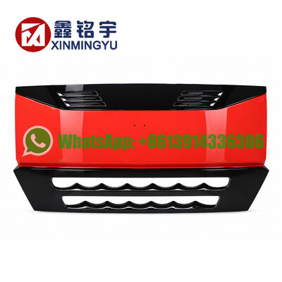 Un buen precio. Sinotruk HOWO A7 Montaje del panel delantero de la cabina WG1664110011 WG1664111011 Reemplazo exterior del camión rojo de plástico ABS En línea