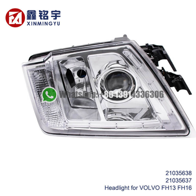 Luz delantera de camión Volvo FH FM 21035638 21035637 Reemplazo de alta calidad