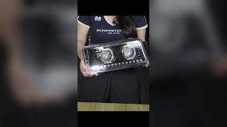 Actualización de faros LED para camión volquete SITRAK de Sinotruk